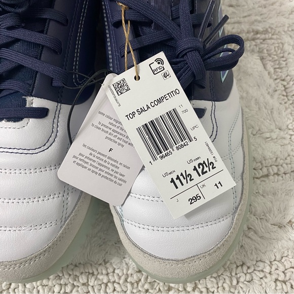 Adidas Top Sala Competition Indoor Soccer Shoes Futsal Blue IE1547 Men size 11.5 - Picture 13 of 13